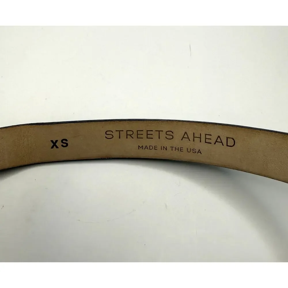 Rory Belt by Street Ahead Italian Leather handcrafted in LA Sz XS